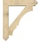 Ekena Millwork Balboa Arts and Crafts Rough Sawn Bracket w/ Offset Brace, Douglas Fir, 8"W x 38"D x 44"H BKT0806X38X44BOA03RDF - alternate 4